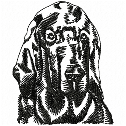 Dogs Embroidery Design 12 Dogs Embroidery Design 12